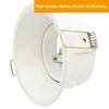 Lampe Couvre Abat-Jour Rond/carré Luminaire Encastré De, Blanc, Réglable, Pour Plafond, Plafonniers