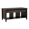 US stock Lift Top Coffee Table Modern Furniture Hidden Compartment and Lift Tabletop Brown301R
