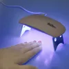 Oshioner Przenośny Mini 6W Lampa LED Suszarka do paznokci Ładowanie USB 30S 60S Timer LED Light Szybkie suche Nails Żel Manicure do Nail Art C19011401