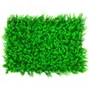 Faux Greenery Artificial Grass Plant Lawn Panels Wall Staket Hem Garden Backdrop Decor Turf för hund husdjur område inomhus 40x60cm