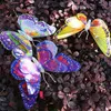 Tiktok with stick handle LED Butterfly wings Shine Toys Light-up Cartoon Path Yard Light Outdoor Lamps Garden Lights Butterfly Fairy Flash Stick Decor G58X6ER