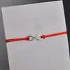 2pcs/set Together Forever Love Infinity Bracelet for Lovers Red String Couple Bracelets Women Men's Wish Jewelry Gift