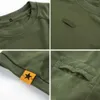 Militär taktisk T-shirt Utomhus Sport Snabbtorkat lapel Kortärmad Smädrad Sommar Vandring Train Tee Män Kläder Casual Toppar 210324