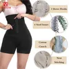 GUUDIA Femmes Taille Formateur Shapewear Tummy Control Body Shaper Shorts Hi-Waist Butt Lifter Cuisse Plus Mince Minceur Boucle Culotte 211029