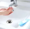 Mini kağıtlar sabun açık seyahat sabun kağıdı yıkama el banyo temiz kokulu dilim levhalar tek kullanımlık kutu sabunu