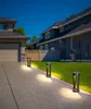 Lâmpada de jardim Lâmpada 10W Bollards de estacionamento da espiga de estacionamento 85-265V ou luz solar levou luz para a decoração da iluminação da paisagem do pátio