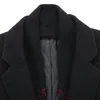 Men's Wool & Blends Plus Size 8XL 7XL Casual Woolen Coat Coats Jackets Winter Cashmere Jacket Man Long Section Single Button Overcoat
