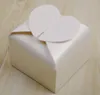 2021 nuovi contenitori di gioielli regalo di favore di nozze scatola quadrata di cuore da 100 pezzi bianco/rosa/viola/avorio