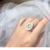 S925 Sterling Silver Noble Wedding Ring مجموعة صفراء مكعب Zirconia Ladies 'Rings Drop Twinkle Dance Party Send A Girlfriend235x