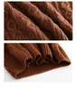 H.SA Frauen Winter Rollkragenpullover Koreanischen Stil Twisted Pull Tops Herbst Winter Pullover Strickjacke Jacke Mantel 210716