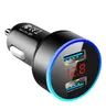 3.1a Dual Chargers USB Digital LED Voltar Chargers Adaptador para smartphone