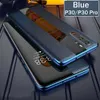 Luksusowy oryginalny skórzany flip flip dla Huawei Mate20 P30 Pro Pro Touch Protector Cover Cell Telefon Case Smart View 360 Protective9903513