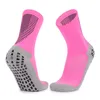 Män Kvinnor Vuxen Sport Fotboll Strumpor Anti-Slip Stripe Yoga Basket Running Cykel Atletisk Gym Andas Kompression Sock