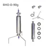 ZZKD -platenbeugels 45 g/90 g gesloten lus druk met druk extractoren bho extractor kit roestvrij staal 304