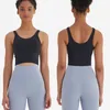 Gymkläder Damunderkläder Yoga Sport BH U Rygg Bodybuilding All Match Casual Push Up Justera Tank Crop Tops Löpning Fitness Träningsväst