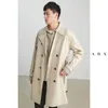 Heren Trench Coats Herfstjas Midden-lengte losse Koreaanse stijl Trendy over-de-knie mannen Spring en Leisure Clothing Viol2222