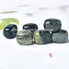 Green Quartz Hair Rutilated Crystal Tumbled Stones Hantverk Vacker 20-30mm Irreuglar Naturlig Smooth Semi-Precious Gemstone Healing Energy Chakras Polerade Rocks