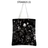 Förvaringspåsar Blommönster Shopper Bag makeup arrangör Kvinnors kosmetiska strand för kosmetika resor