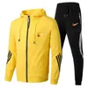 2 Pieces Sets Tracksuit Men Hooded Sweatshirt+Pants Pullover Hoodie Sportwear Suit Ropa Hombre Casual Clothes Size S-4XL