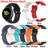 Bandas assistem universo orifícios de ar respirável Silicone tira 18mm Watch Band para Samsung Galaxy 46mm Active2 Gear S2 S3 Band Bracelegle