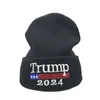 Trump Hat Élection présidentielle printemps tricot casquette de laine adultes Chapeaux de supporter d'hiver Skull RRB12537