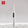 Oclean X Pro Elite Smart Sonic Sonic Toothbrush 32 níveis Recarregável Sem Fio IPX7 À Prova D 'Água Cleaner Suporte Aplicativo Análise de Análise do App - Cinza