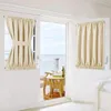 Cortina cortina 1 painel blackout porta francês cor sólida cor de tecido macio Bolso para quarto de sala de estar