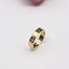 Titanium acero plateado amor anillo hombres mujeres 4mm 5 mm 6 mm clásico diseñador rosa oro anillos amantes pareja regalo de boda moda