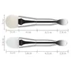 Makeup Brushes Doubleheaded Mask Soft Brush med Scoop Portable Face Skin Care Beauty Cosmetics Tools Professional Silicon6894706