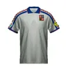 Camisa de futebol retrô República Tcheca 1996 1997 Uniforme vintage 96 97 Home Red Classic Football Shirt Novoy Nedved Poborsky Frydek