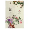 Vorhang Vorhänge Chinesischen Stil Pfingstrose Blume Tür Wohnzimmer Partition Schlafzimmer Küche Tür Feng Shui Noren