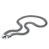 s Korea Vintage 100 925 Sterling Silver Men Pendant Necklace 10MM 18 26 inches Chain Fashion Punk Hip Hop Jewelry9923345