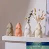 1 PC Nowoczesne Wazony żywiczne Kwiat 3D Body Art Bust Posąg Wazy Desk Dekoracji Home Decoration Cena Fabryczna Ekspert Projekt Quality Najnowsze styl oryginalny status