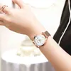 Chenxi 32 mm Relojes de oro rosa para mujer Diseño creativo Relojes para mujer Relogio Feminino Movimiento de cuarzo Relojes de pulsera analógicos para mujer Q0524