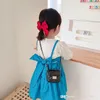 Borsa mini borsa per ragazze 2021 carino cuore amorevole moda bambini zero portafoglio principessa catena borsa a tracolla per bambini pieghettata F725