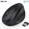 Jelly Comb Rechargeable 24GHz Wireless Mouse Ergonomic Vertical for Computer Laptop PC Gaming Mice with Adjustable DPI 2106094809469