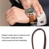 Boîtiers de montres Bande de remplacement Bracelet en cuir PU anti-transpiration pour montre-bracelet Deli22