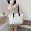 Totes Bag tote handbag Burminsa 2 Pcs Set Soft Big Tote Shoulder Bags For Women Trapeze Design Large Capacity Shopper Work Ladies Handbags Autumn 1116