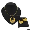 Earrings & Necklace Jewelry Sets Yaili 2021 Exquisite Earring Trend Long Pendant And African Ladies Birthday Party Collection Drop Delivery