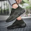 Fly Top Fashion Knit Womens Men Running Shoes Black Blue Gray Jogging Sports Trainers Sneakers Size Eur 36-45 Code LX21-222