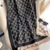 2022 Modne szaliki Prawdziwy jedwabny szalik Keep Warm Highgratu Scarfs Style Akcesoria Proste retro dla kobiet1546602