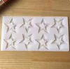 100 stks 3D Star Shape Silicone Mold Cake Decorating Gereedschap Cupcake Silicon Mold Chocolade Mallen Decor Muffin Pan Bakken SN4038