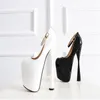 Jurk schoenen mode vrouw 19cm dunne hak klassieke sexy prom bruiloft office platform pompen dames stiletto