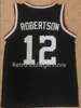 Svart 12 Oscar Robertson Cincinnati Bearcats baskettröja