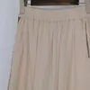 자끼 가을 여성 O 넥 3 쿼터 슬리브 티셔츠와 느슨한 레저 탄성 허리 스트레이트 바지 2 개 세트 210521