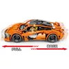 701708 Pull Back Function Sports Car Kit Sportscar Supercar Roadster Model Bouwsteen Toy211h