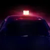 Światła awaryjne 4 "Calowa kopuła 12 Magnes LED Montaż Pojazdu Samochód Ostrzeżenie Strobe Light Beacon Red Flashing