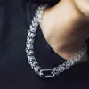 Прохладный прозрачный цепной акриловый замок Choker ожерелье для женщин мужчины хип-хоп кубинские простой панк кулон ожерелье модный юльдирные изделия новый x0509