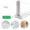 Bath Mats Collapsible Rubber Shower Threshold Water Stopper Strip Barrier Retention For Home Bathroom 30E