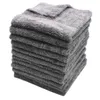 12PCS 350GSM Ultra-Thick Edgeless Microfiber Towels Car Cleaning Cloth Auto Wash Waxing Drying Polishing Detailing Towel